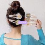 Pinzas de flores para el cabello, Horquillas bonitas de moda,